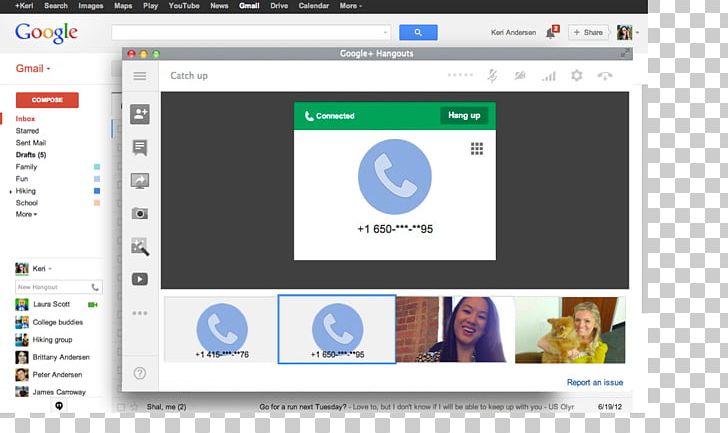 Google I/O Google Hangouts Google Voice Telephone Call PNG, Clipart, Call, Computer, Computer Program, Display Device, Electronic Device Free PNG Download