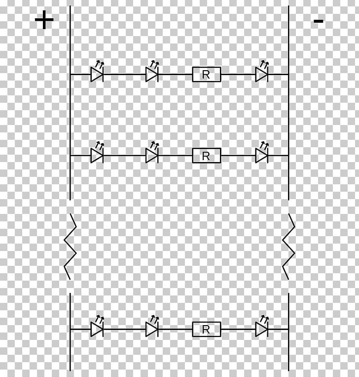Light-emitting Diode Circuit Diagram Drawing LED Strip Light PNG, Clipart, Angle, Area, Black And White, Circuit Diagram, Diagram Free PNG Download