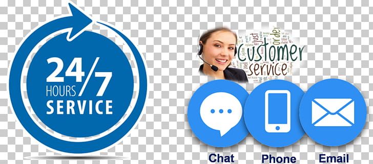 Brand Logo 24/7 Service Customer Service PNG, Clipart, Banner, Blue, Brand, Communication, Customer Free PNG Download