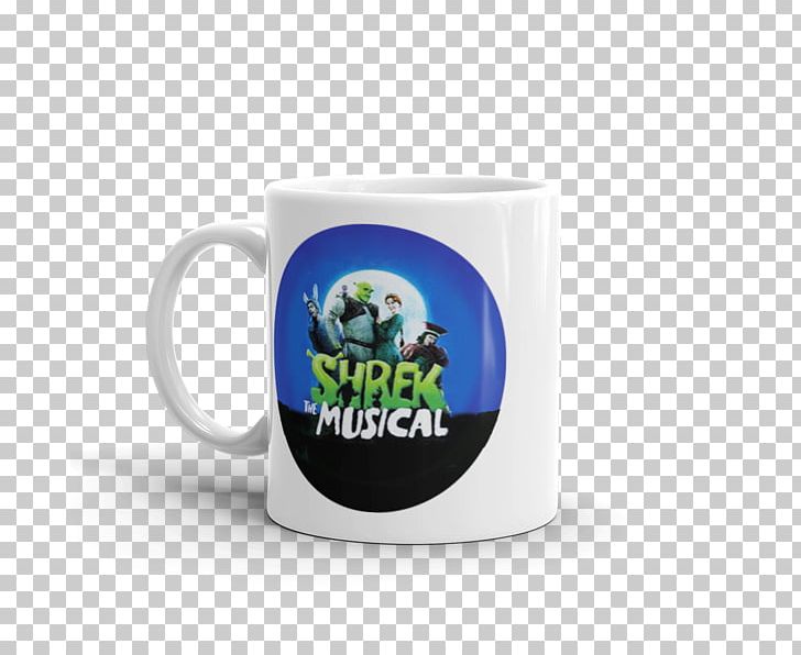 Coffee Cup Shrek The Musical Mug Shrek Film Series PNG, Clipart, Cast Recording, Coffee Cup, Cup, Drinkware, Logo Free PNG Download