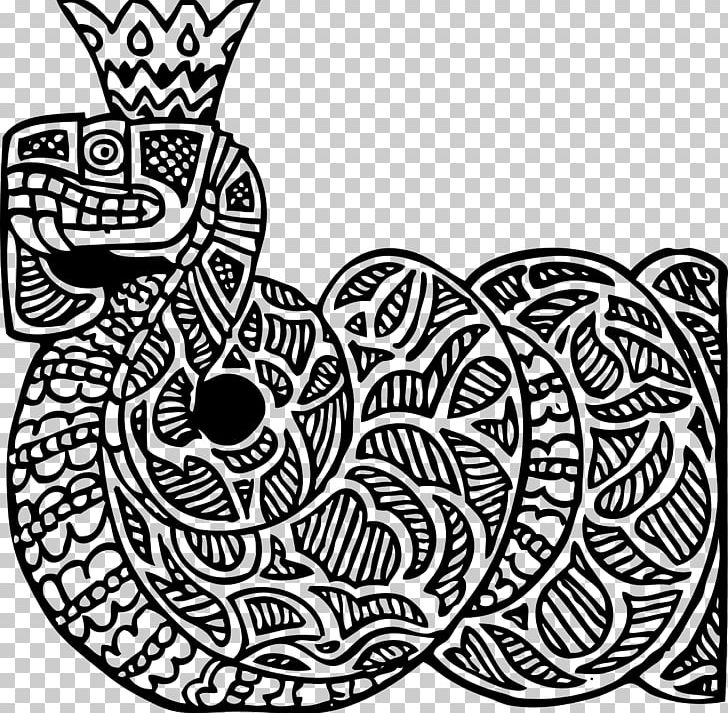 Snake King Cobra Reptile PNG, Clipart, Animals, Art, Artwork, Black And White, Cobra Free PNG Download