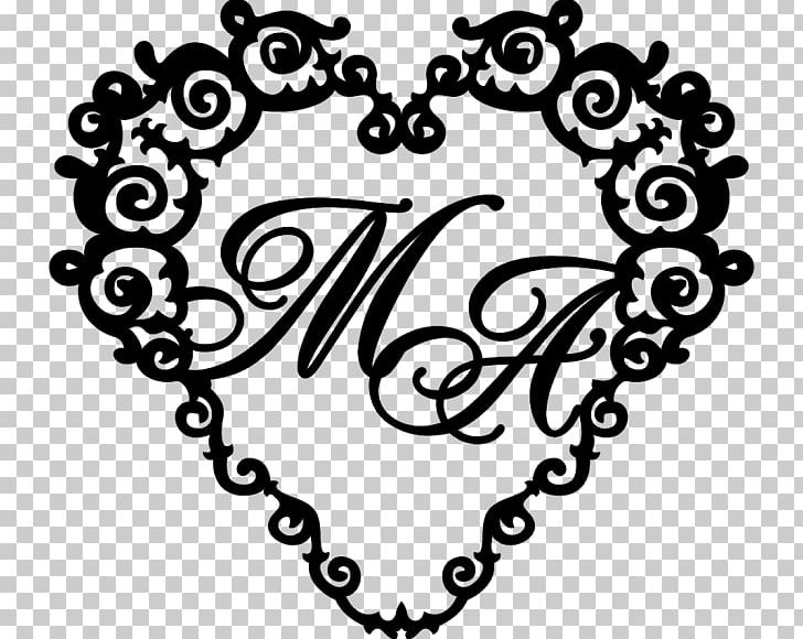 Monogram Wedding Name PNG, Clipart, Art, Artwork, Black And White, Body Jewelry, Circle Free PNG Download