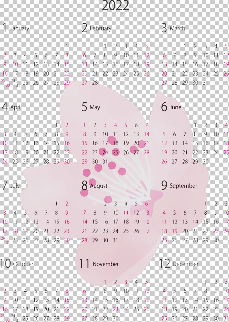 New Year PNG, Clipart, 2018, 2019, August, Calendar System, July Free PNG Download
