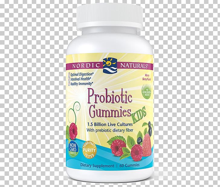 Gummy Candy Nordic Naturals Nordic Probiotic Prebiotic Vitamin D3 Gummies PNG, Clipart, Bacillus Coagulans, Dietary Supplement, Food, Health, Prebiotic Free PNG Download