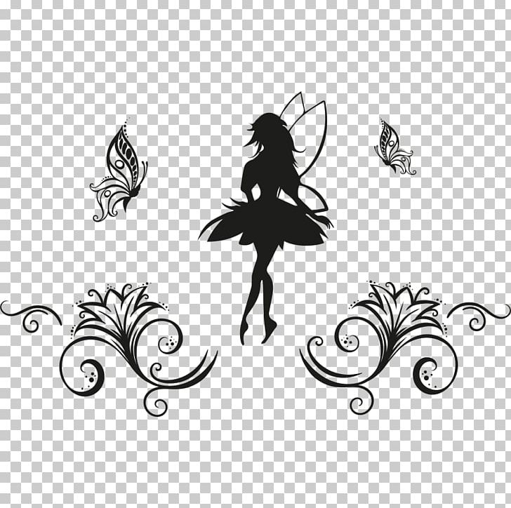 Stickers Fée Arabesque /m/02csf PNG, Clipart, Adhesive, Art, Artwork, Black And White, Butterfly Free PNG Download
