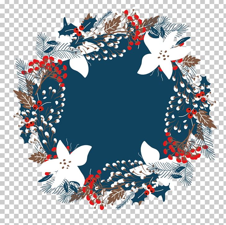 Christmas Wreath Illustration PNG, Clipart, Border, Border Frame, Border Texture, Certificate Border, Christmas Decoration Free PNG Download