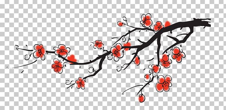 Classical Chinese Painting Euclidean PNG, Clipart, Apricot, Apricot Flower, Apricot Png, Apricot Vector, Art Free PNG Download