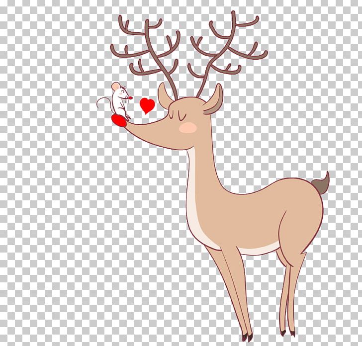 Deer Computer Mouse PNG, Clipart, Animals, Animation, Antler, Cartoon, Christmas Deer Free PNG Download