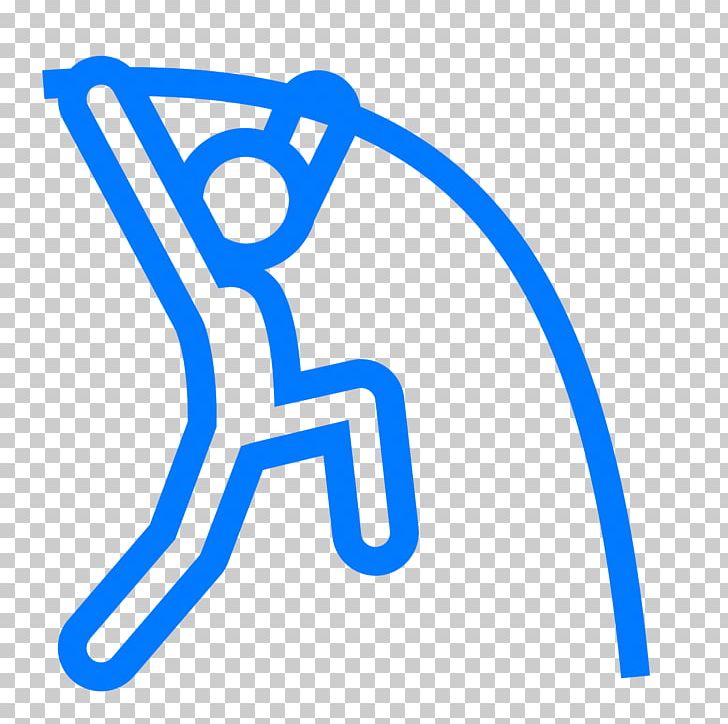 Computer Icons Pole Vault Sport PNG, Clipart, Area, Computer Icons, Download, Electric Blue, Jumping Free PNG Download