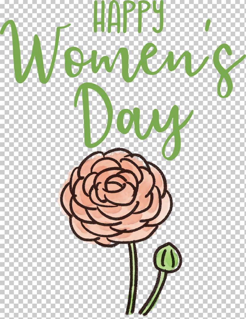 Happy Women’s Day PNG, Clipart, Behavior, Cut Flowers, Floral Design, Flower, Line Free PNG Download
