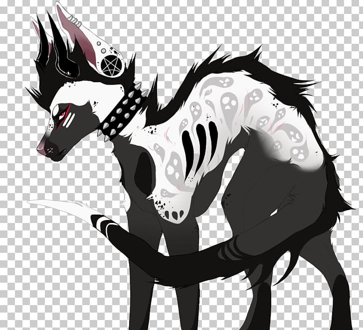 Horse Demon Pack Animal Illustration Cartoon PNG, Clipart, Animals, Art, Black And White, Carnivoran, Carnivores Free PNG Download