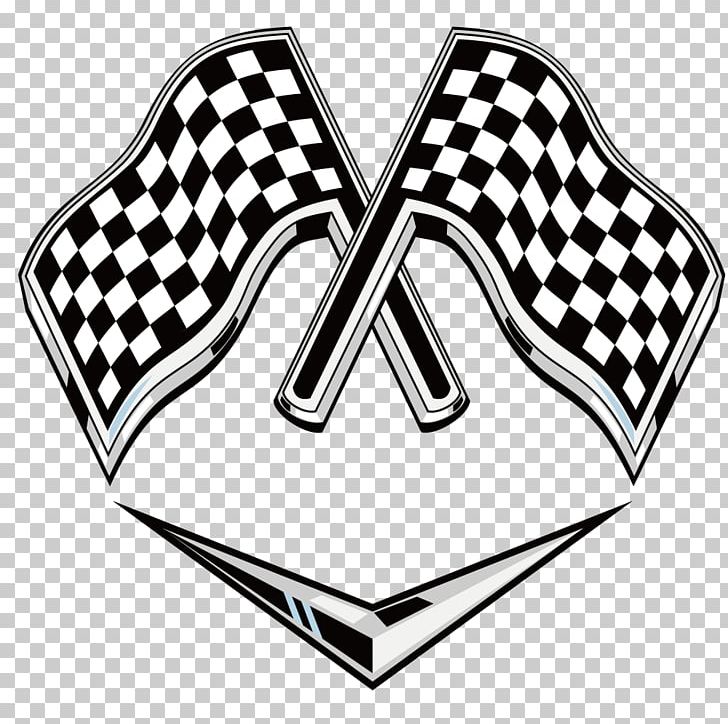 Racing Flags Auto Racing Logo PNG, Clipart, Automotive Design, Banner, Black And White, Brand, Decorative Patterns Free PNG Download
