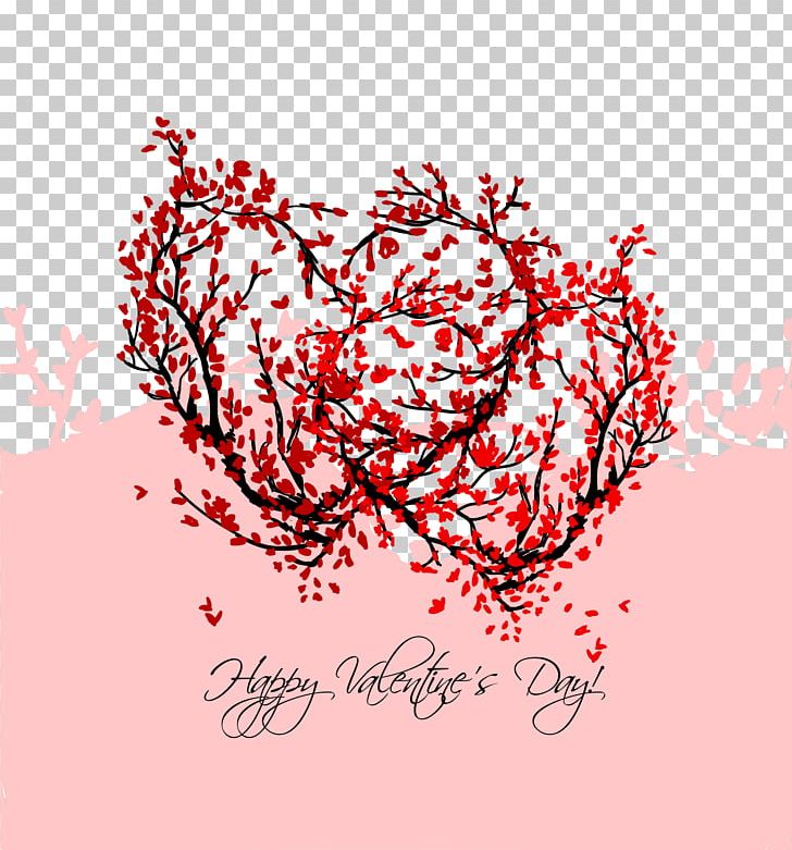 Love Tree Heart PNG, Clipart, Art, Christmas Decoration, Fictional Character, Flower, Greeting Card Free PNG Download