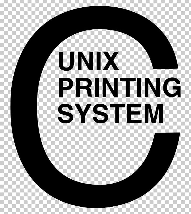 CUPS Unix Printer Printing Apple PNG, Clipart, Apple, Area, Black And White, Brand, Circle Free PNG Download