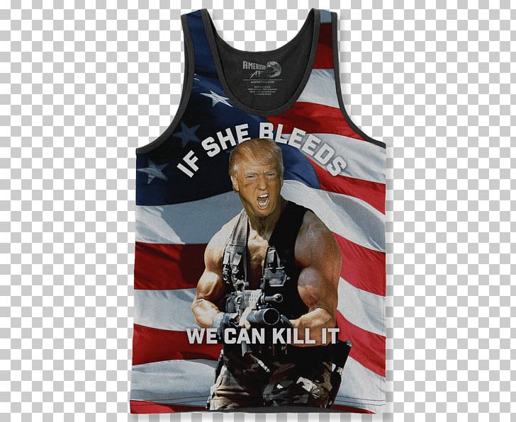 T-shirt United States Sleeveless Shirt Outerwear PNG, Clipart, Bill Clinton, Brand, Celebrity, Clothing, Donald Trump Free PNG Download