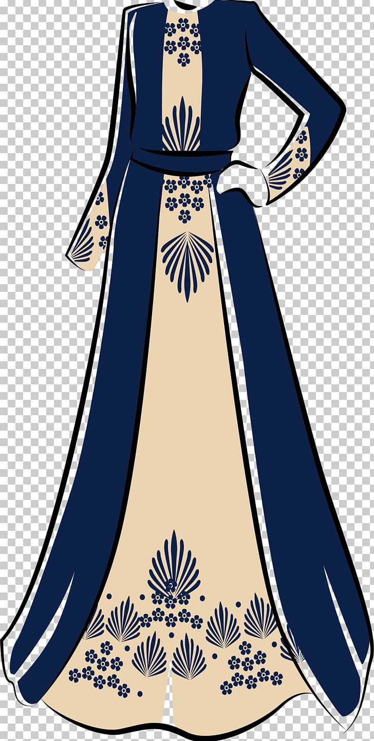 Islam Gown Dress PNG, Clipart, Blue, Chinese Style, Eid Al Adha, Electric Blue, Fashion Design Free PNG Download