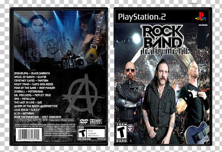 PlayStation 2 Rock Band 2 Sega CD Video Game PNG, Clipart, Advertising, Film, Heavy Metal, Mega Drive, Music Free PNG Download