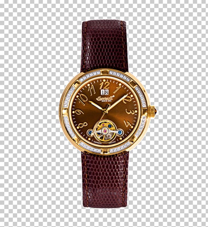 Watch Strap Metal PNG, Clipart, Accessories, Brand, Brown, Clothing Accessories, Ingersoll Watch Company Free PNG Download