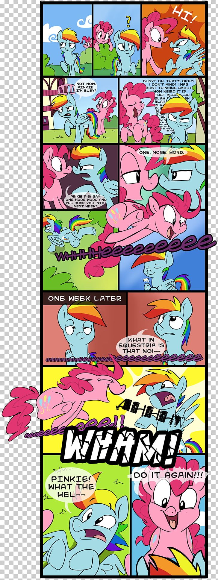 Comics Pinkie Pie Rainbow Dash Pony Fluttershy PNG, Clipart, Area, Art, Cartoon, Character, Comic Book Free PNG Download