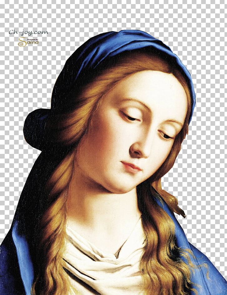 Mary Our Lady Of The Rosary Religious Art Madonna PNG, Clipart, Brown Hair, Coronation Of The Virgin, Forehead, Girl, Hair Accessory Free PNG Download