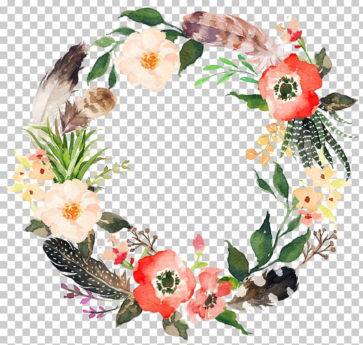 Flower Wreath Watercolor Painting Garland PNG, Clipart, Bag, Beautiful, Beautiful Garland, Beautifully, Beautifully Garland Free PNG Download