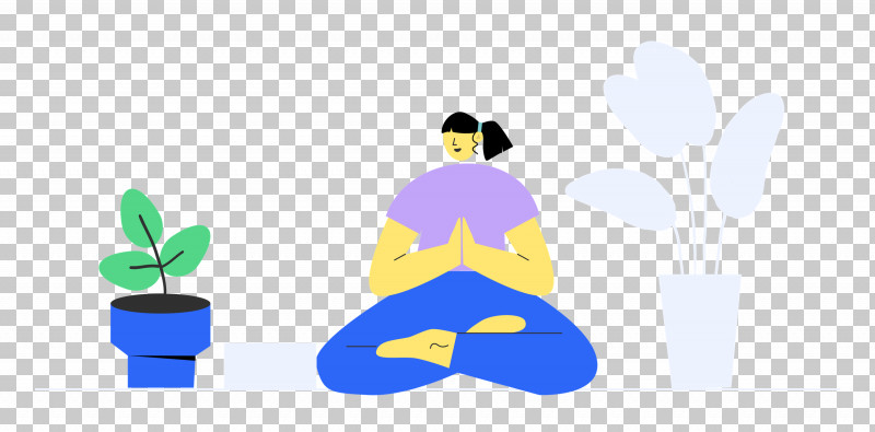 Meditating At Home Rest Relax PNG, Clipart, Behavior, Cartoon, Human, Joint, Line Free PNG Download