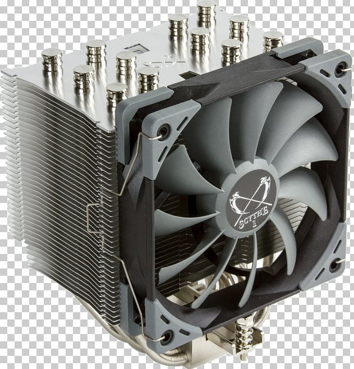 Socket AM4 Computer System Cooling Parts Fan Scythe Mugen 5 Rev. B SCMG-5100 Water Cooling PNG, Clipart, Central Processing Unit, Computer, Computer Component, Computer Cooling, Computer Hardware Free PNG Download