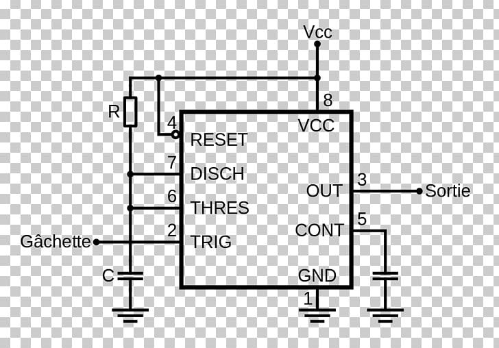Diode 555 Timer IC Diagram Integrated Circuits & Chips Electronics PNG, Clipart, 555 Timer Ic, Angle, Area, Auto Part, Capacitor Free PNG Download