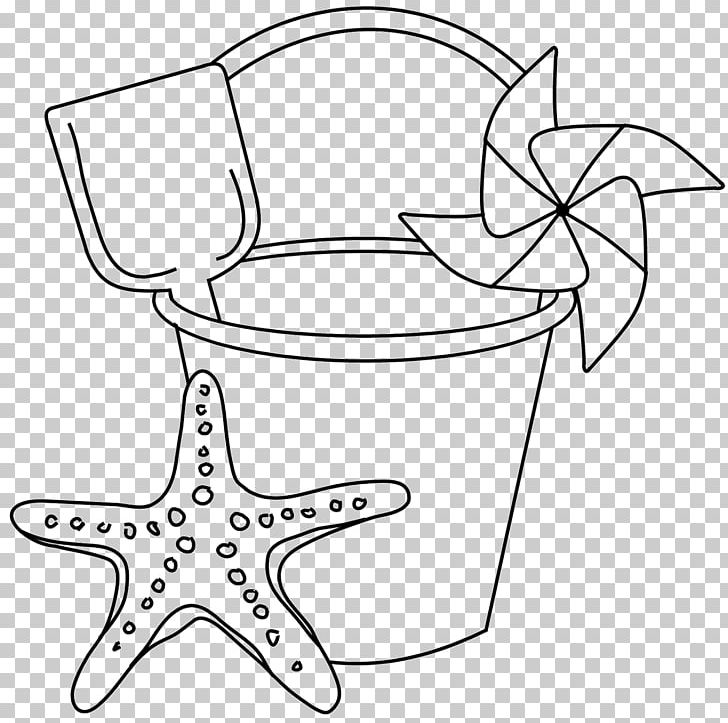 Sand Beach Bucket Drawing PNG, Clipart, Angle, Art, Artwork, Beach, Black And White Free PNG Download