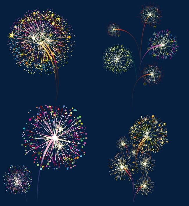 Color Romantic Fireworks PNG, Clipart, Backgrounds, Celebrate, Celebration, Color Clipart, Event Free PNG Download