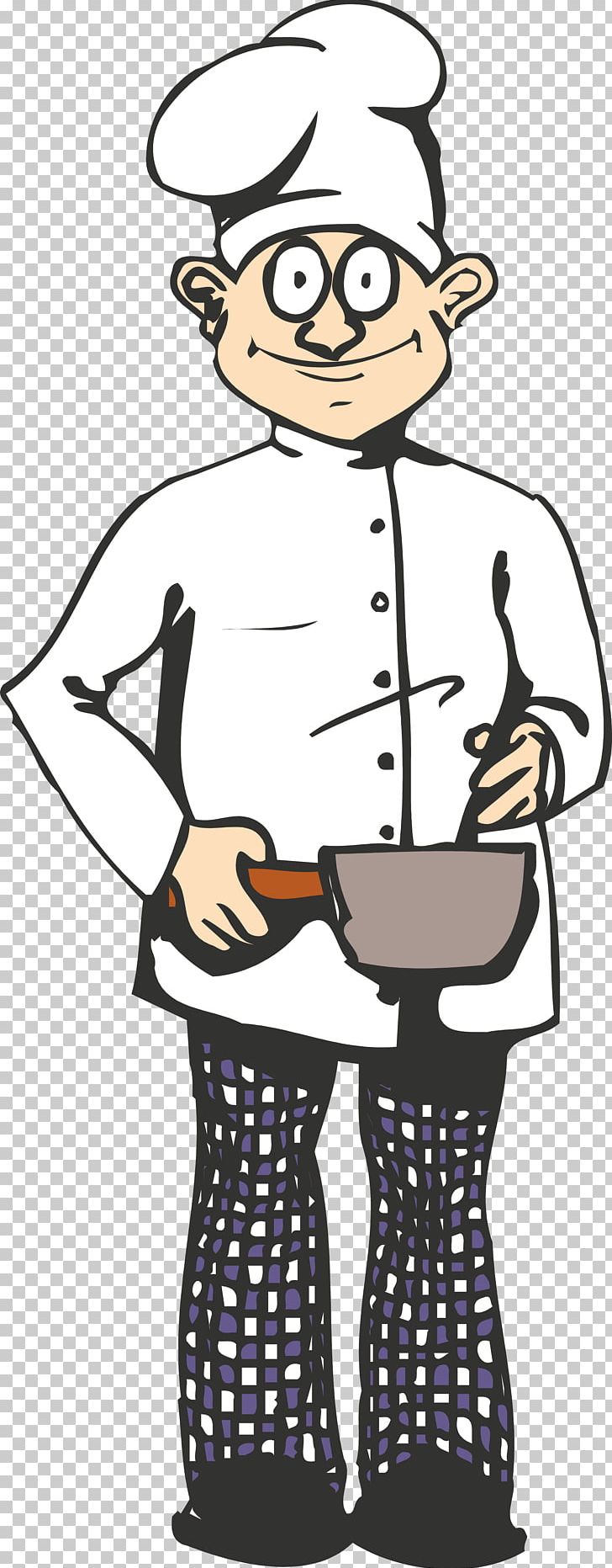 Cook Food Menu PNG, Clipart, Art, Artwork, Black And White, Cartoon, Clothing Free PNG Download