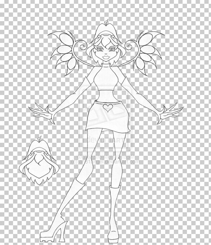 Drawing Fan Art Line Art Sketch PNG, Clipart, Arm, Art, Artwork, Black And White, Costume Design Free PNG Download