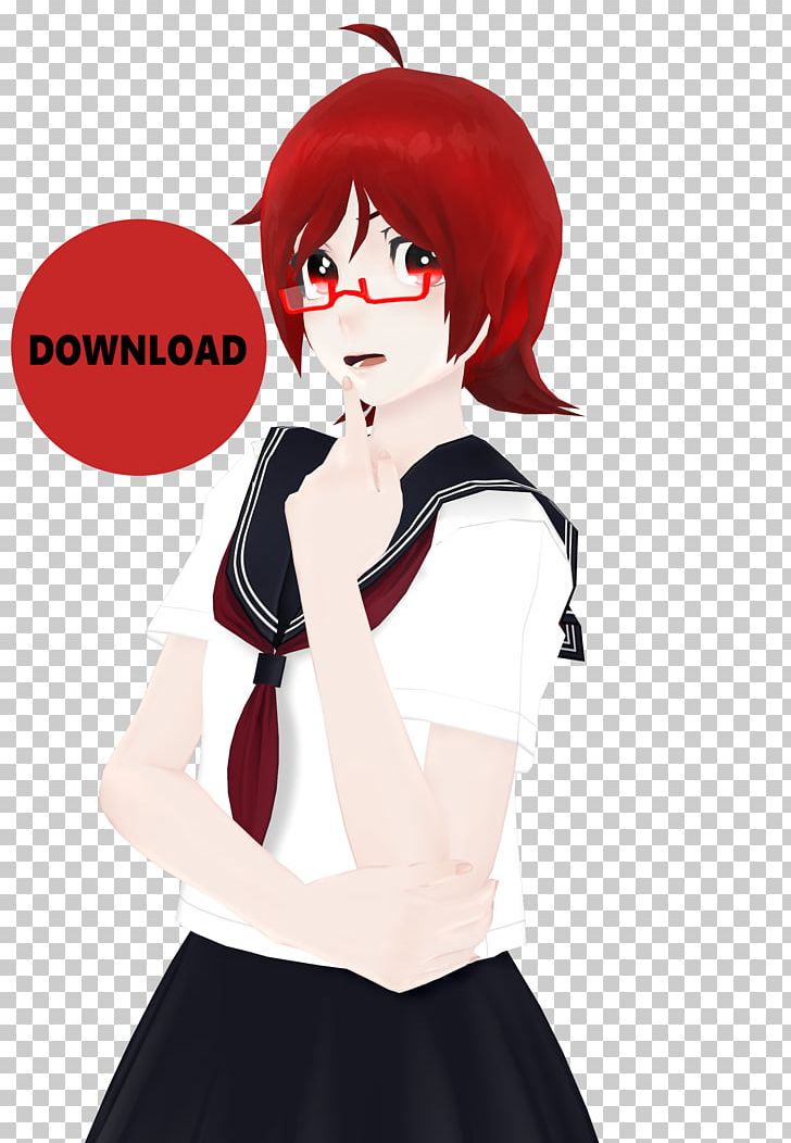 Yandere Simulator .info Art Drawing PNG, Clipart, Anime, Art, Black Hair, Brown Hair, Clothing Free PNG Download