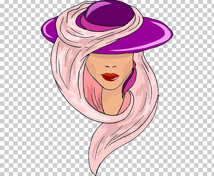 Hat Clothing Woman Purple PNG, Clipart, Beauty, Bride, Cartoon, Color, Creative Free PNG Download