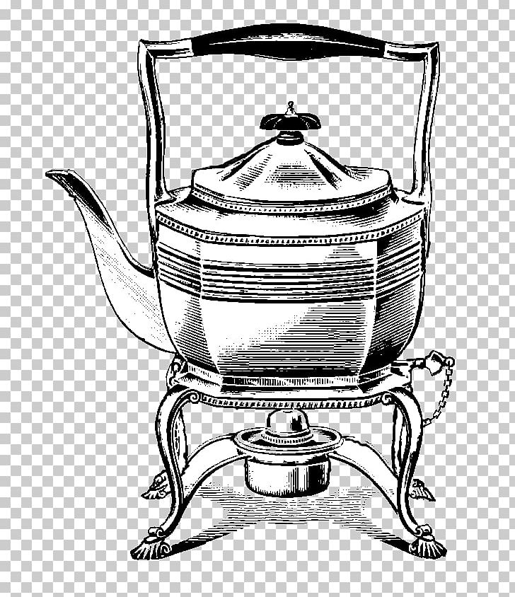 Kettle Cookware Accessory Drawing Teapot PNG, Clipart, Black And White, Cookware, Cookware Accessory, Cookware And Bakeware, Cup Free PNG Download