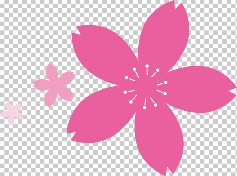 Cherry Flower Floral Flower PNG, Clipart, Cherry Flower, Floral, Flower, Magenta, Petal Free PNG Download