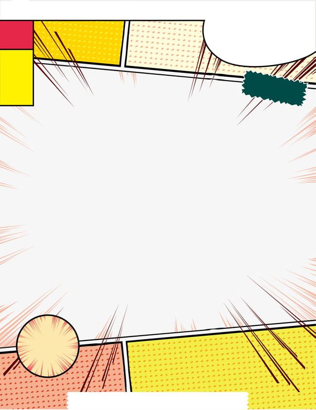 Yellow Comic Frame PNG, Clipart, Abstract, Arts, Backgrounds, Banner, Border Free PNG Download