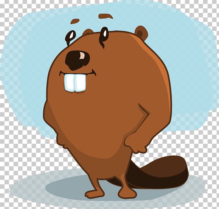 Beaver Cartoon Character PNG, Clipart, Animals, Animated Cartoon, Bear, Beaver, Carnivoran Free PNG Download