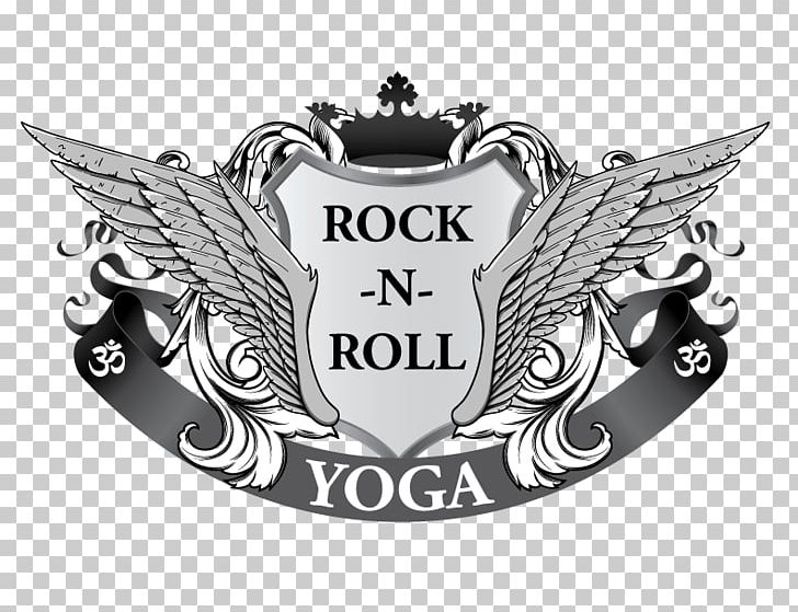 Logo Rock And Roll Graphic Design PNG, Clipart, Art, Badge, Black And White, Brand, Crest Free PNG Download