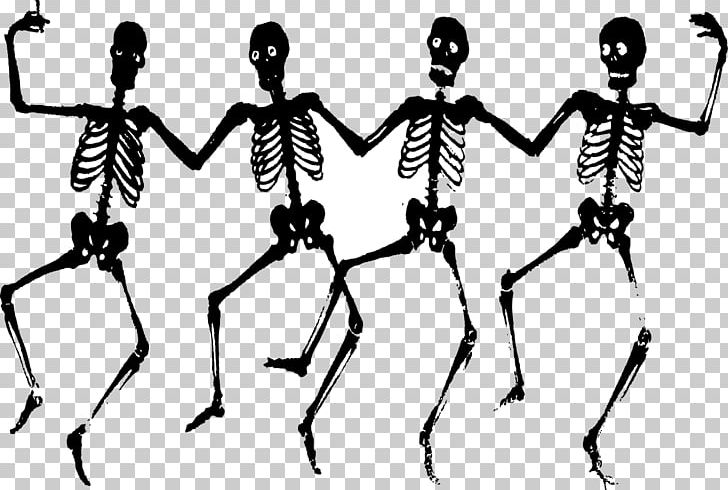 Dance PNG, Clipart, Arm, Art, Black And White, Bones, Cartoon Free PNG Download