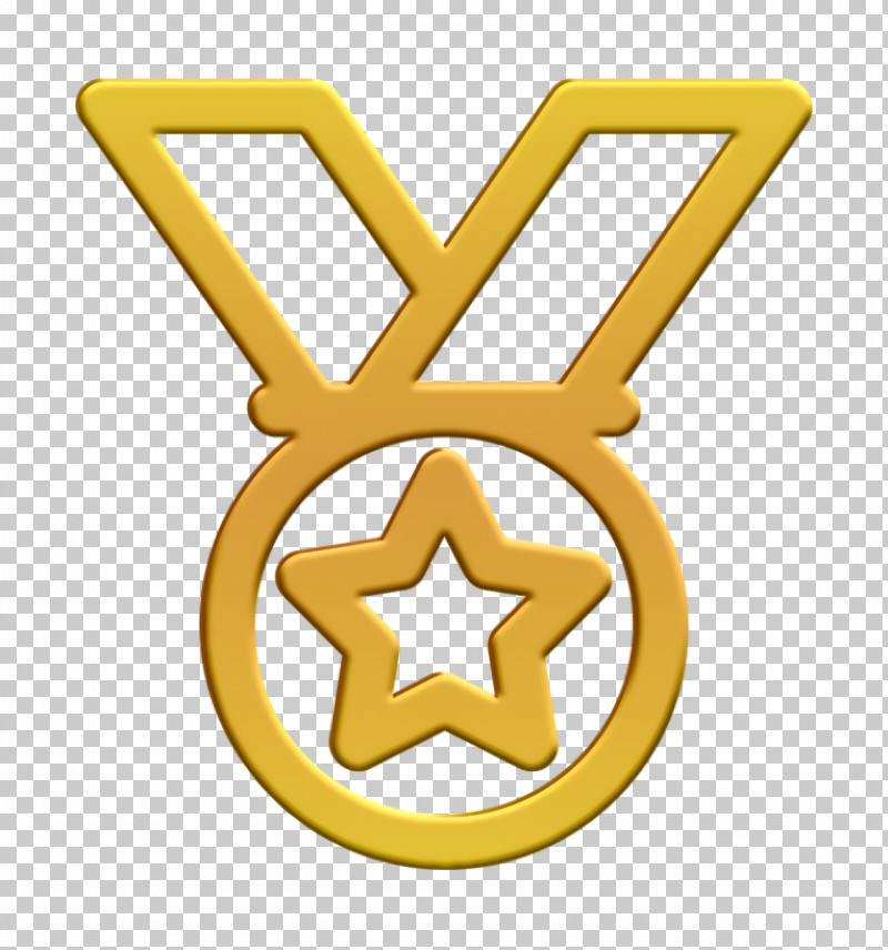 Poll And Contest Linear Icon Medal With Star Icon Prize Icon PNG, Clipart, Chemical Symbol, Chemistry, Geometry, Human Body, Jewellery Free PNG Download