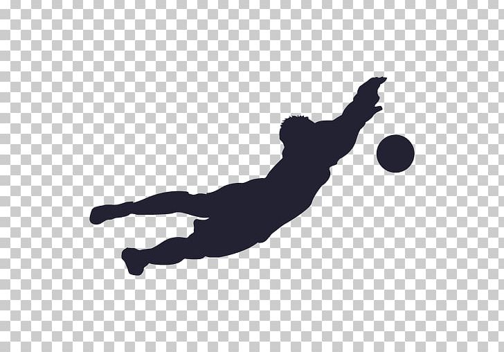 Goalkeeper Football Silhouette PNG, Clipart, Ball, Black And White, Football, Goal, Goalkeeper Free PNG Download