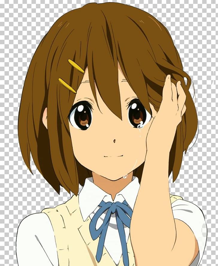 Yui Hirasawa K-On! Anime Manga Mio Akiyama PNG, Clipart, Black Hair, Boy, Brown Hair, Cartoon, Chibi Free PNG Download