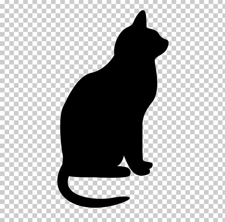 Cat Silhouette PNG, Clipart, Animals, Black, Black And White, Black Cat, Carnivoran Free PNG Download