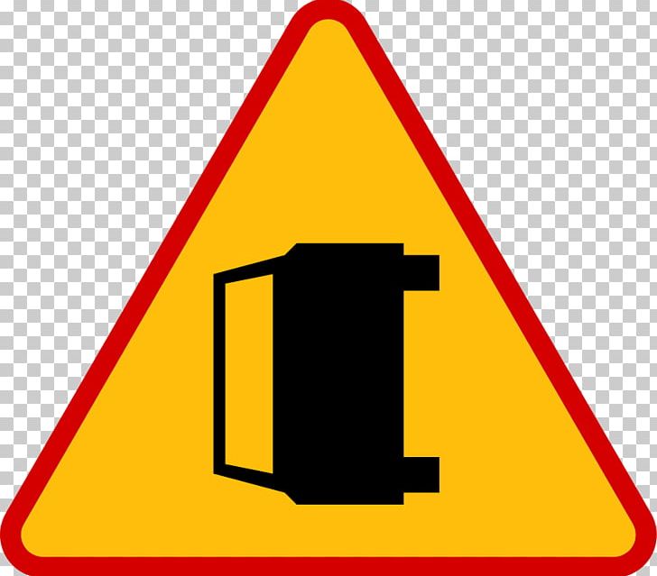 Warning Sign Traffic Sign Road Znaki Ostrzegawcze W Polsce PNG, Clipart, Angle, Area, Bourbaki Dangerous Bend Symbol, Car, Carriageway Free PNG Download