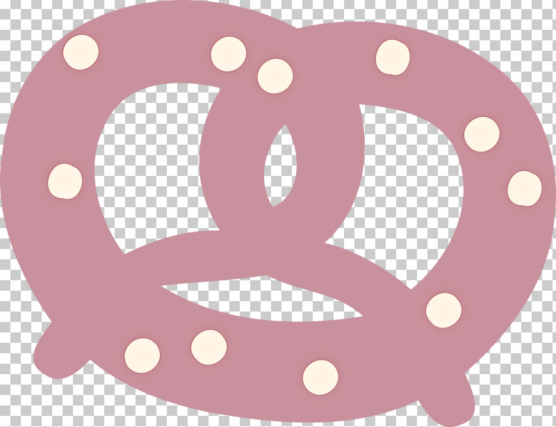 Pretzel Food PNG, Clipart, Circle, Food, Number, Pink, Polka Dot Free PNG Download