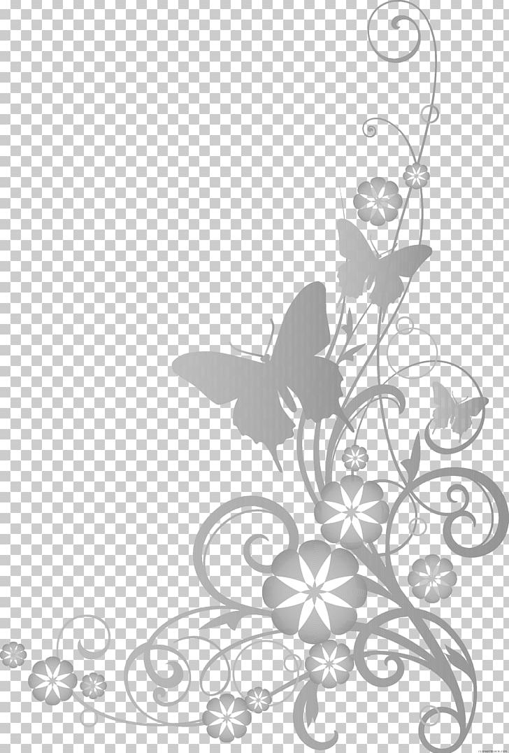 Drawing Flower Desktop PNG, Clipart, Animal, Black, Branch, Brush Footed Butterfly, Desktop Wallpaper Free PNG Download