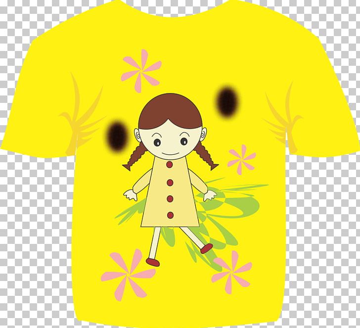 T-shirt Vertebrate Smiley Yellow Sleeve PNG, Clipart, Baby Toddler Clothing, Cartoon, Character, Clothing, Fiction Free PNG Download