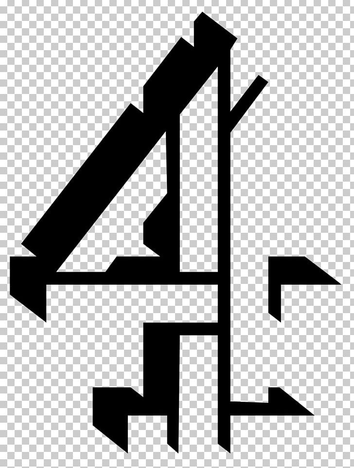 Logo Television Channel Channel 4 PNG, Clipart, All 4, Angle, Art, Black And White, Brand Free PNG Download