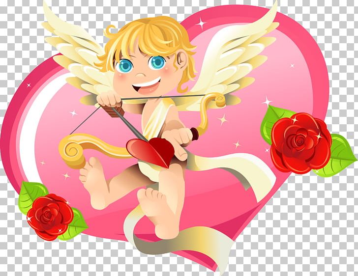Cupid Heart Valentine's Day PNG, Clipart, Anime, Bow And Arrow, Cartoon, Child, Cupid Free PNG Download